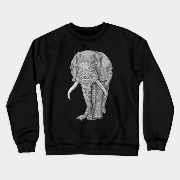 African elephant Crewneck Sweatshirt by Tim Jeffs Art